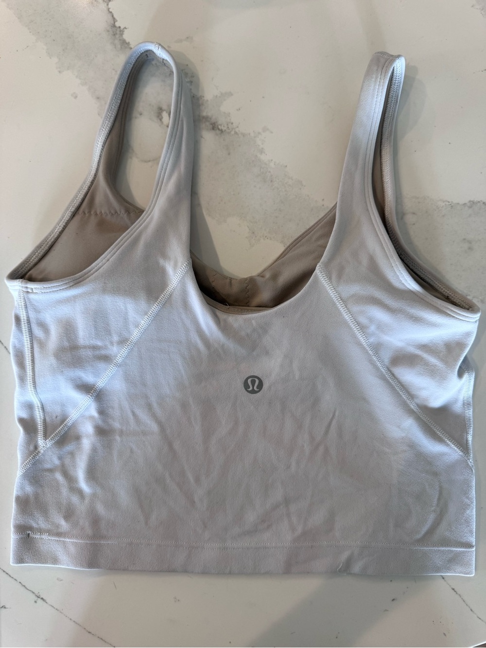 lululemon athletica white align tank size 4